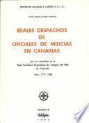 Reales despachos de oficiales de milicias en Canarias