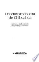 Recetario menonita de chihuahua