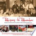 Recipes to Remember
