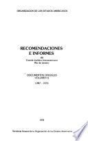 Recomendaciones e informes del Comité Jurídico Interamericano
