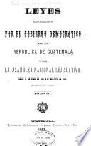 Recopilación de las leyes de la República de Guatemala