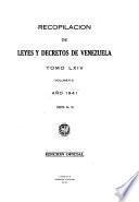 Recopilación de leyes y decretos de Venezuela
