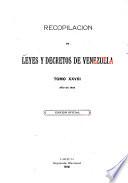 Recopilación de leyes y decretos de Venezuela