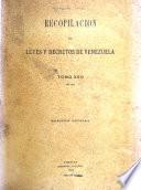 Recopilación de leyes y decretos de Venezuela