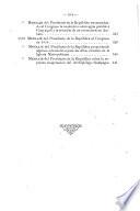 Recopilacion de mensajes dirigidos por los presidentes y vicepresidentes de la Republica