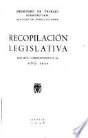 Recopilación Legislativa