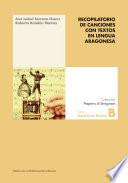 Recopilatorio de canciones con textos en lengua aragonesa