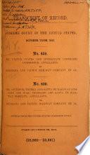 Records and Briefs of the United States Supreme Court