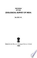 Records of the Zoological Survey of India