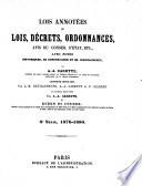 Recueil général des lois et des arrêts