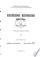 Recuerdos históricos: historia de Barinas