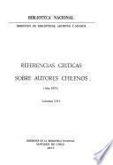 Referencias criticas sobre autores chilenos