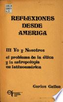 Reflexiones desde América: Yo y nosotros