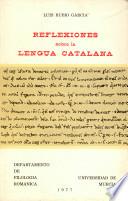 Reflexiones sobre la lengua catalana