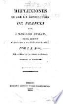 Reflexiones sobre la Revolución de Francia