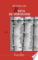 Refus de témoigner (NE)
