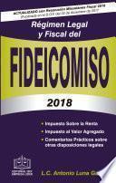 RÉGIMEN LEGAL Y FISCAL DEL FIDEICOMISO EPUB 2018