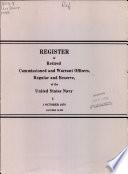 Register of Retired Commissioned and Warrant Officers, Regular and Reserve, of the United States Navy and Marine Corps