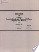 Register of Retired Commissioned and Warrant Officers, Regular and Reserve, of the United States Navy