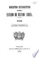 Registro estadístico de la provincia de Buenos Aires