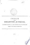 Registro judicial
