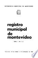 Registro municipal de Montevideo