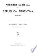 Registro nacional de la República Argentina