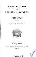 Registro nacional de la republica Argentina