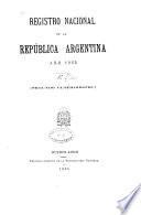Registro nacional de la República Argentina