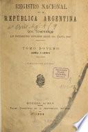 Registro nacional de la República Argentina que comprende los documentos espedidos desde 1810 hasta ...