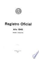 Registro oficial correspondiente al año de ...