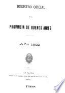 Registro oficial de la provincia de Buenos Aires