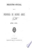 Registro oficial de la provincia de Buenos Aires