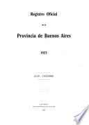 Registro oficial de la provincia de Buenos Aires