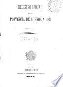 Registro oficial de la provincia de Buenos Aires