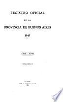 Registro oficial de la provincia de Buenos Aires