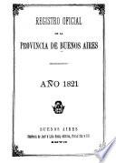 Registro oficial de la provincia de Buenos Aires