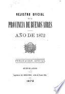 Registro oficial de la provincia de Buenos Aires