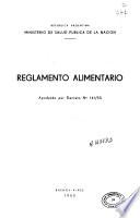 Reglamento alimentario aprobado por decreto no 141/53