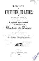 Reglamento de teneduria de libros por partida doble