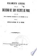 Reglamento general de la Sociedad de San Vicente de Paul