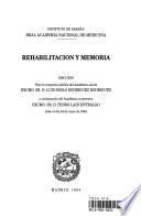 Rehabilitación y Memoria