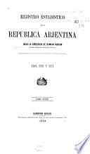 Rejistro estadístico de la República Arjentina