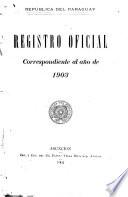 Rejistro oficial del gobierno provisorio de la República del Paraguay