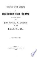 Relación de la jornada y descubrimiento del Río Manu