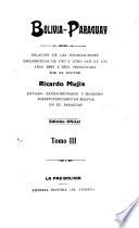 Relación de las negociaciones diplomáticas de uno y otro país en los años 1863 á 1913