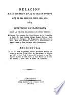 Relacion de lo ocurrido en la gloriosa muerte que el dia tres de Junio del año 1809 sufrieron en Barcelona baxo la tirania francesa los cinco heroes Joquin Pou, Juan Gallifa, José Navarro Juan Massana y Salvador Aulét