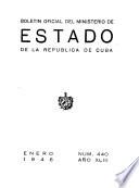 Relación de los empleados de la Secretaría de Estado