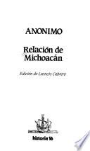 Relación de Michoacán