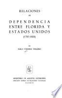 Relaciones de dependencia entre Florida y Estados Unidos (1783-1820)